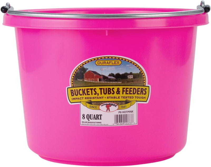 Miller P8HOTPINK 8-Quart Hot Pink Horse Bucket — main product image