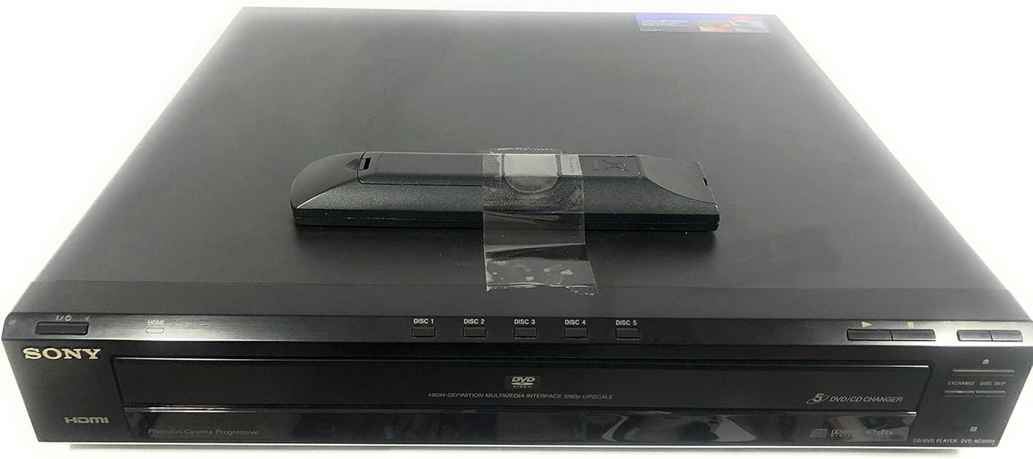 Sony DVPNC800H/B 5-Disc DVD/CD Changer - HDMI 1080p Upscaling