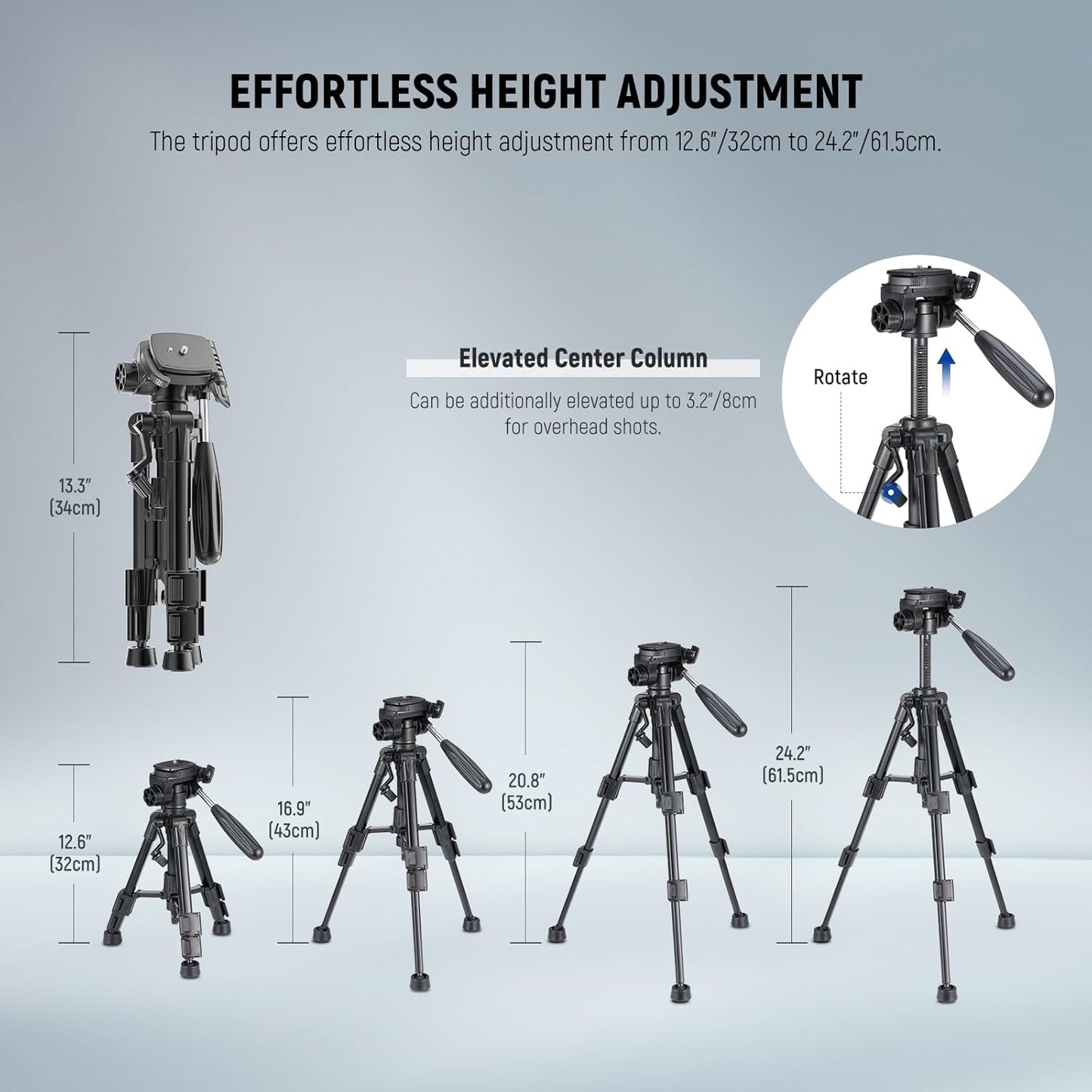 Neewer 10104349 Mini Desk Tripod with Remote