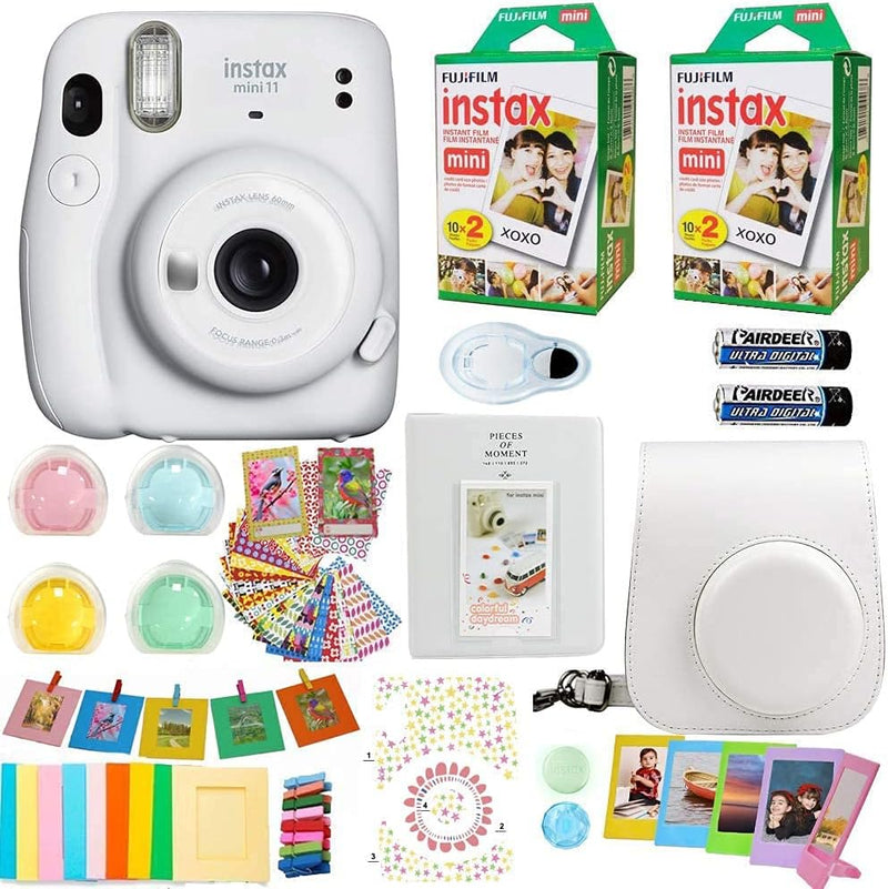 Fujifilm Mini 11 Instax Camera Film Bundle Ice White — main product image