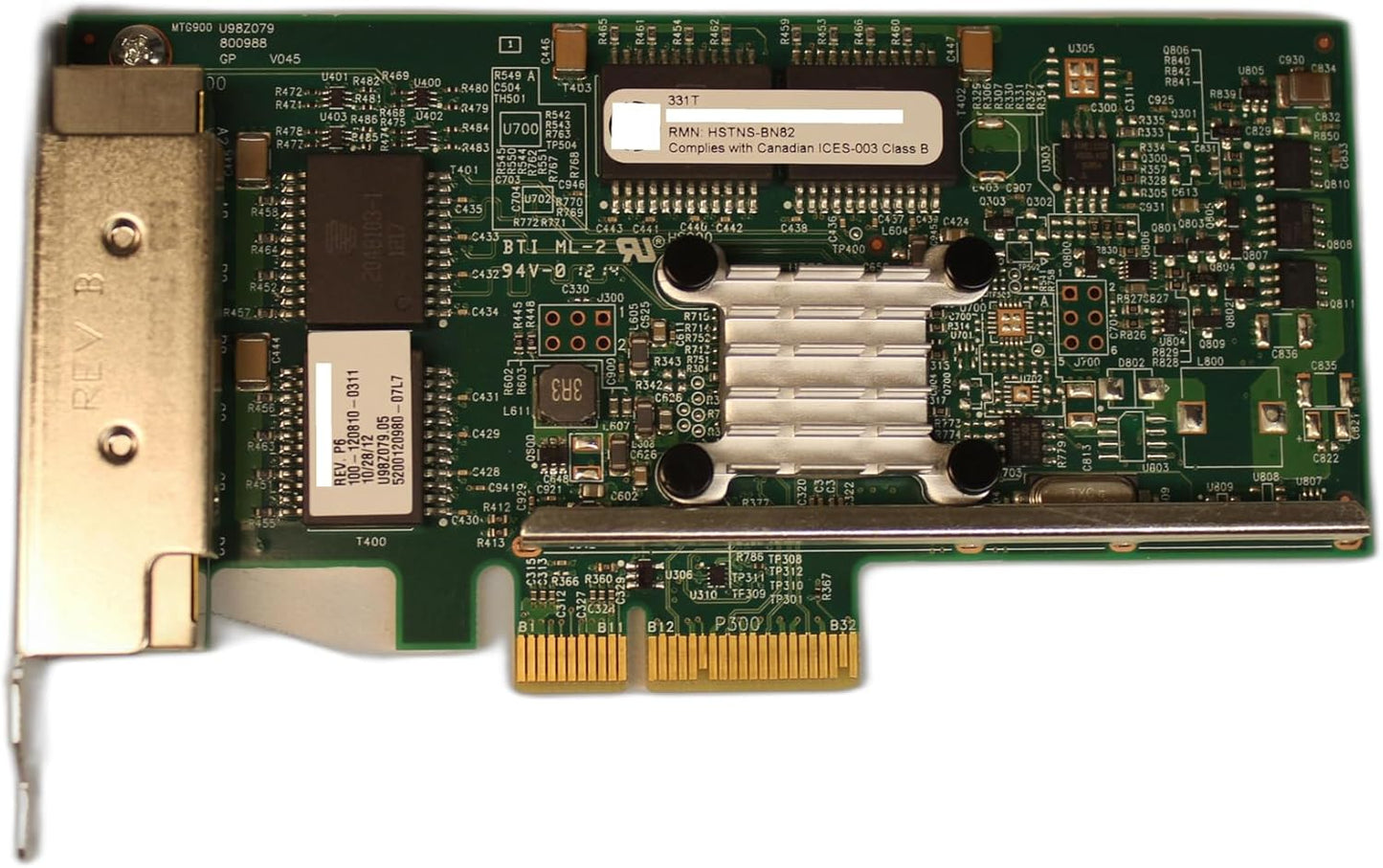 HP 649871-001 331T 1GB 4-Port Ethernet Adapter