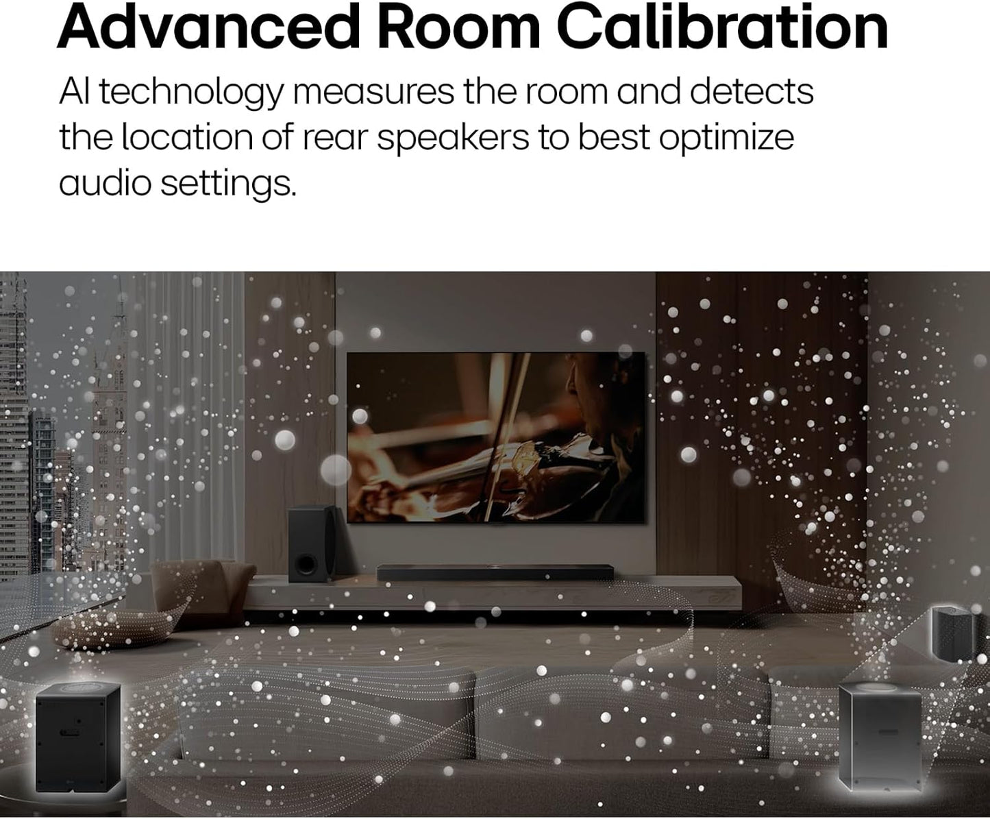 LG S80TR 5.1.3 Dolby Atmos Soundbar Wireless Subwoofer