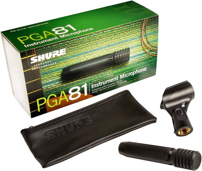 Shure PGA81-LC Cardioid Condenser Instrument Microphone