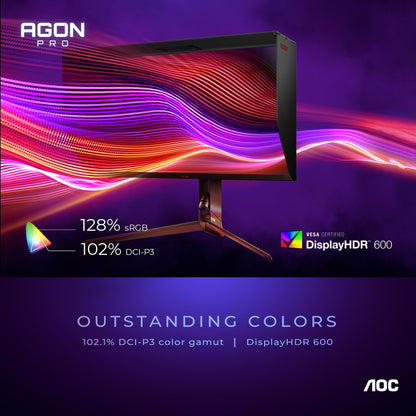 AOC AG274QG Agon PRO 27" 2K 240Hz Gaming Monitor
