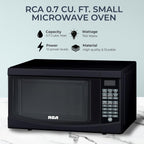 RCA RMW733 0.7 Cu. Ft. 700-Watt Compact Microwave Oven