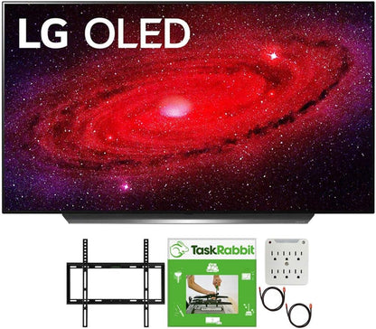 LG E23LGOLED77CXPUA 77-Inch 4K OLED Smart TV Bundle