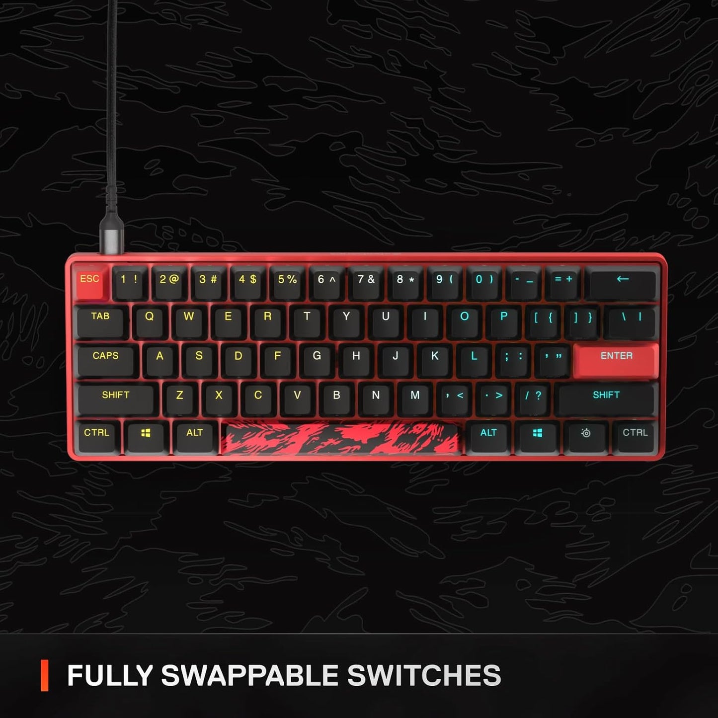 SteelSeries 64853 Apex 9 Mini Faze Clan Edition Keyboard