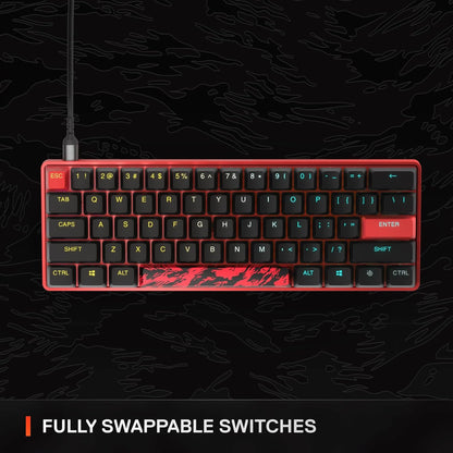 SteelSeries 64853 Apex 9 Mini Faze Clan Edition Keyboard