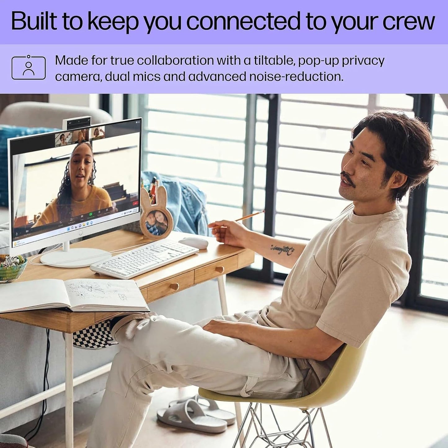 HP 27 All-in-One Desktop i3, 64GB RAM, 1TB SSD, FHD Display