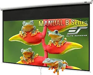 Elite Screens Manual B 100-Inch Pull Down Projector Screen — main product image