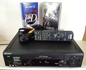 Sony slv-695HF 4-Head HiFi VCR Player — main product image