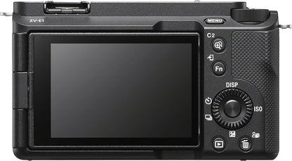Sony ILCZVE1/B Alpha ZV-E1 Full-Frame Mirrorless Vlog Camera - Black