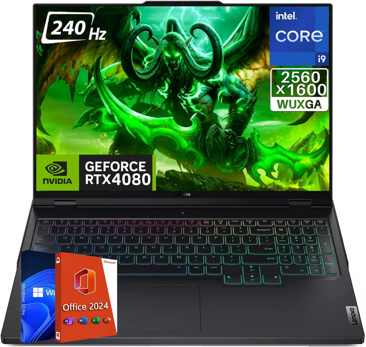 Lenovo Legion Pro 7i Gen 9: RTX 4080, i9, 240Hz Gaming Laptop