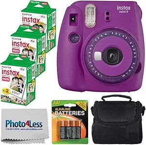 Fujifilm Instax Mini 9 Instant Film Camera Bundle