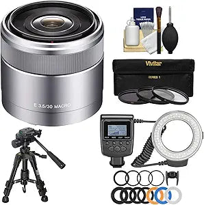 Sony K-83651-06 30mm Macro Lens Ring Light Kit