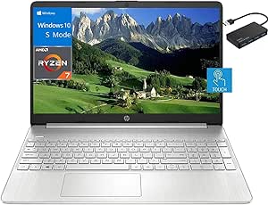 HP 15 Laptop 15.6" Touch Ryzen 7 8GB 512GB SSD - Hub