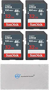 SanDisk SDSDUNC-32G-4PK_MFC 32GB Ultra SDHC Card 4-Pack