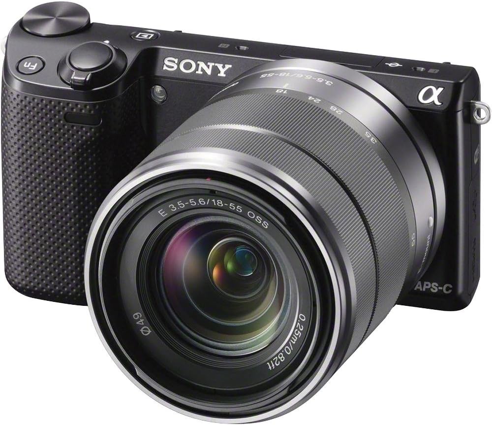 Sony NEX5RK/B 16.1MP Mirrorless Camera 18-55mm Lens