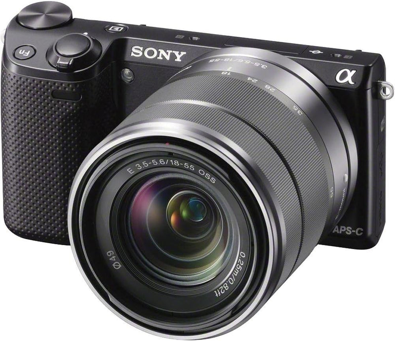 Sony NEX5RK/B 16.1MP Mirrorless Camera 18-55mm Lens — main product image