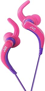 JVC HAETX30P Extreme Fitness Waterproof Washable Headphones