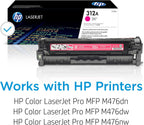 HP CF440AM 312A CMY Toner Cartridge 3-Pack