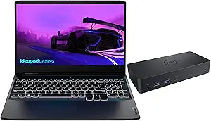 Lenovo 15IHU6 82K1015EUS Gaming Laptop: i5, RTX 3050, 16GB, 1TB HDD + D6000 Dock