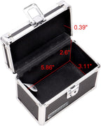 Vaultz VZ01169 Locking Index Card File - 3x5, Black