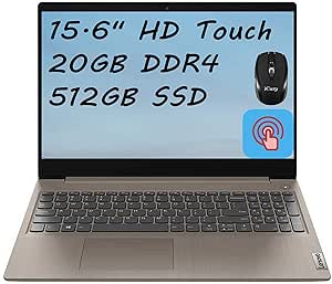 Lenovo IdeaPad 3 15.6" HD Touchscreen Laptop i5 20GB 512GB SSD