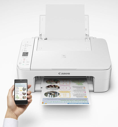 Canon 3771C022 Pixma TS3320 White Wireless Printer Alexa