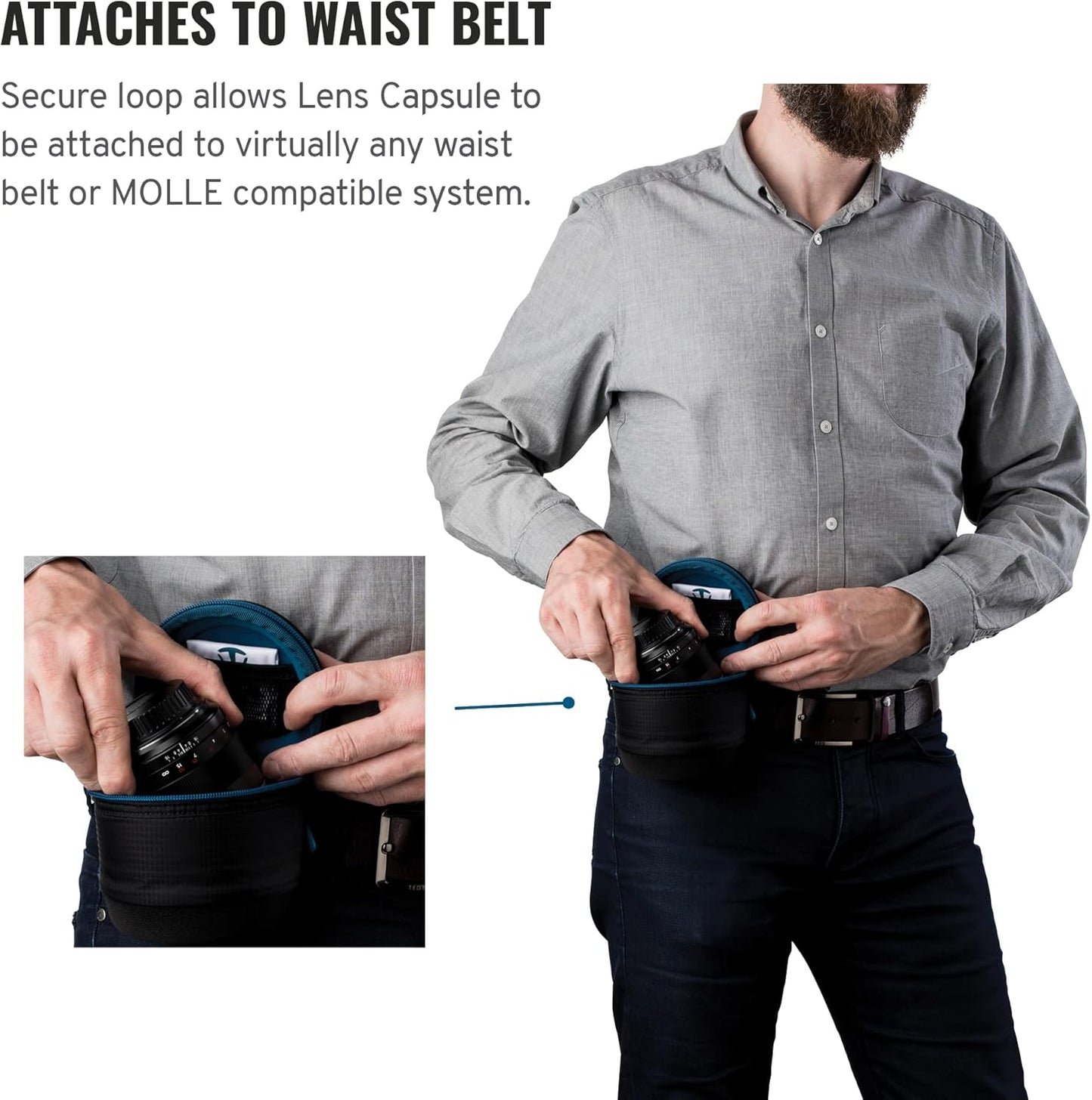 Tenba 636-356 Tools Lens Capsule 3.5x3.5" Bag Organiser