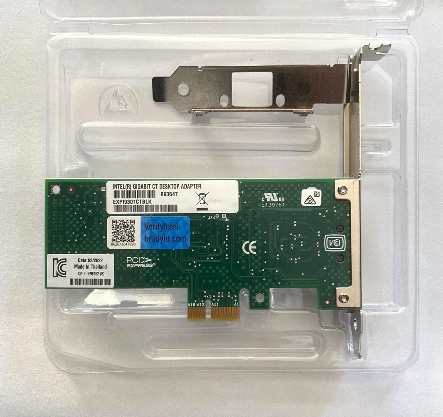Intel EXPI9301CTBLK Gigabit PCI-Express Network Adapter