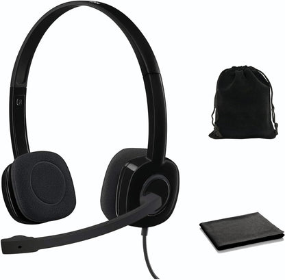 Logitech Logitech-H151 Wired Headset w/ Mic Bulk Pack