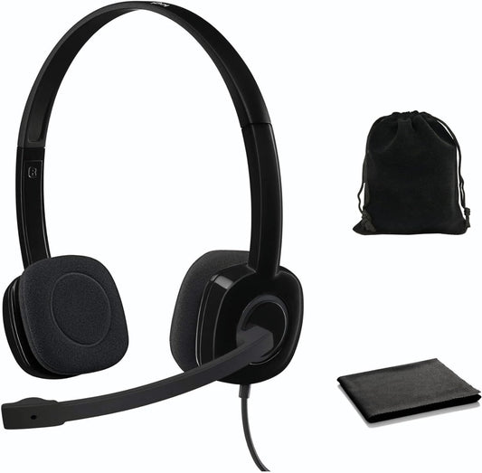 Logitech Logitech-H151 Wired Headset w/ Mic Bulk Pack