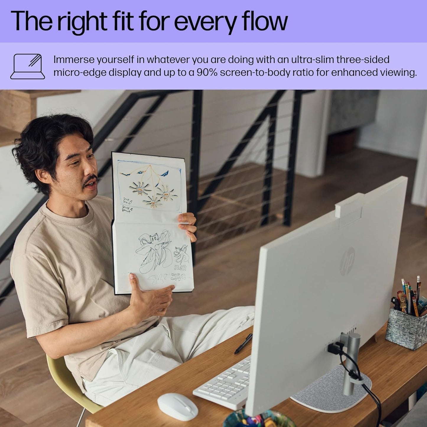 HP Cr 27 inch All-in-One i3 16GB RAM 512GB SSD Desktop