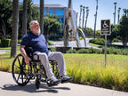 Monoprice SevaCare Folding Wheelchair Dual Brakes Mobility