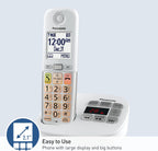 Panasonic KX-TGU433W Cordless Phone 3 Handset