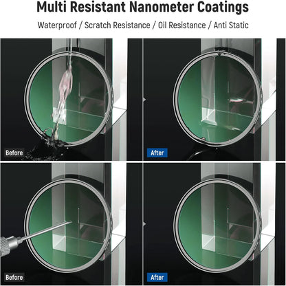 Neewer 55mm CPL UV Filter Kit HD Optical Glass