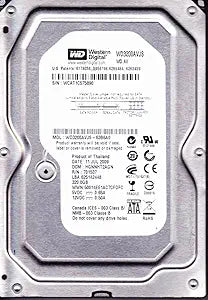 Western Digital WD3200AVJS 320GB SATA Hard Drive — main product image