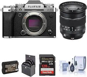 Fujifilm X-T5 Silver Mirrorless Camera with 16-80mm Lens Kit
