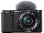 Sony ILCZV-E10L/B Alpha ZV-E10 Mirrorless Vlog Camera