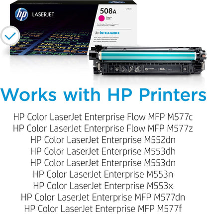 HP CF363A 508A Magenta Toner: LaserJet Enterprise M553 Series