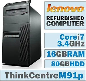Lenovo ThinkCentre M91p Core i7 Desktop PC, 16GB RAM