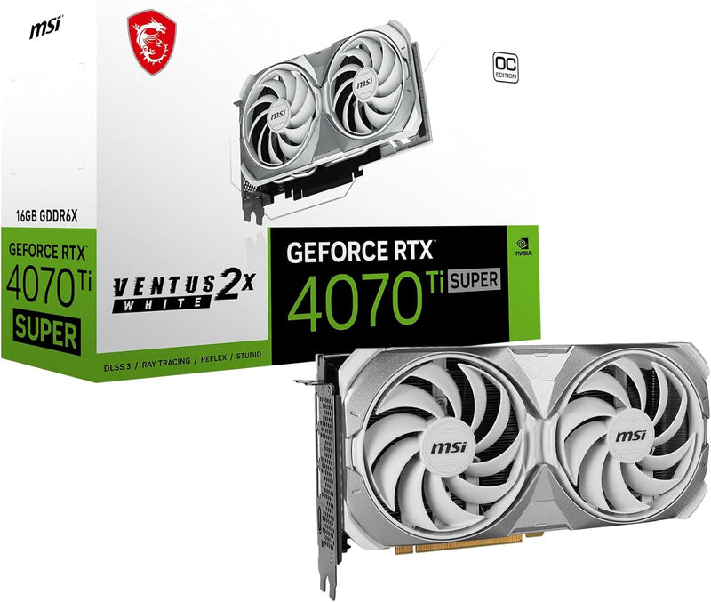 MSI VENTUS 2X RTX 4070 Ti Super OC Graphics Card — main product image