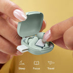 Alpine Silence Ear Plugs Sleep Focus Travel Green