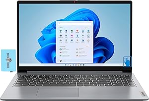 Lenovo 82R4002PUS-3866-123031 Ideapad 1 15.6" Touchscreen Laptop