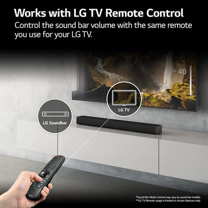 LG S40Q 2.1 Channel Sound Bar with Subwoofer