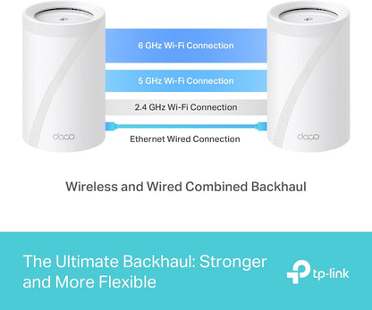 TP-Link Deco BE63(2-Pack) WiFi 7 BE10000 Mesh System