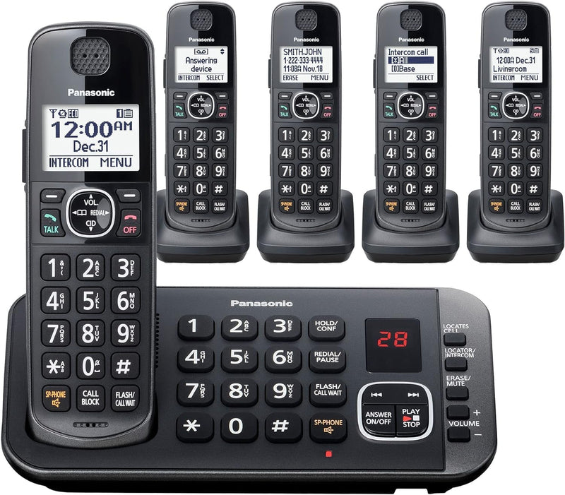 Panasonic KX-TGE645M DECT 6.0 Cordless Phone — main product image