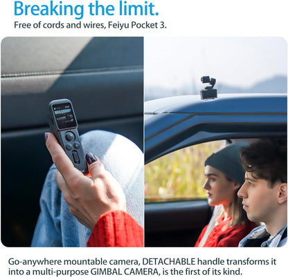 FeiyuTech Pocket 3 4K Gimbal Camera Remote Combo