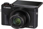 Canon 3638C001 PowerShot G7 X Mark III Camera: 4K, Black